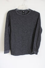 H&M Gray Knit Long Sleeved Shirt | L