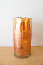 Jeannette Glass Marigold Tree Bark Carnival Glass Pitcher