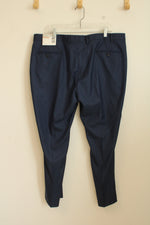 NEW Alfani Navy Slim fit Dress Pants | 42