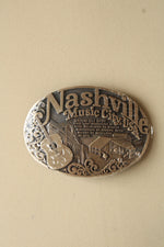 NEW Nashville Music City, USA Belt Buckle