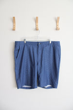 Pebble Beach Blue Striped Golf Shorts | 40