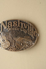 NEW Nashville Music City, USA Belt Buckle