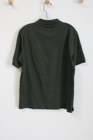 Basic Editions Green Polo Shirt | S