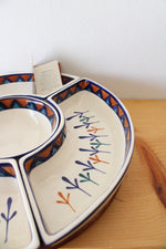 Antigua Handmade Ceramic Chip & Dip Platter