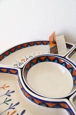 Antigua Handmade Ceramic Chip & Dip Platter