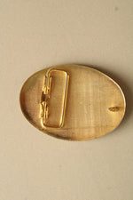 Lion's International Gold Belt Buckle