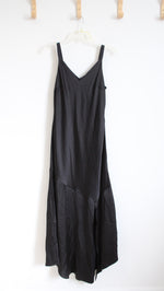 Express Black Satin Maxi Dress | M