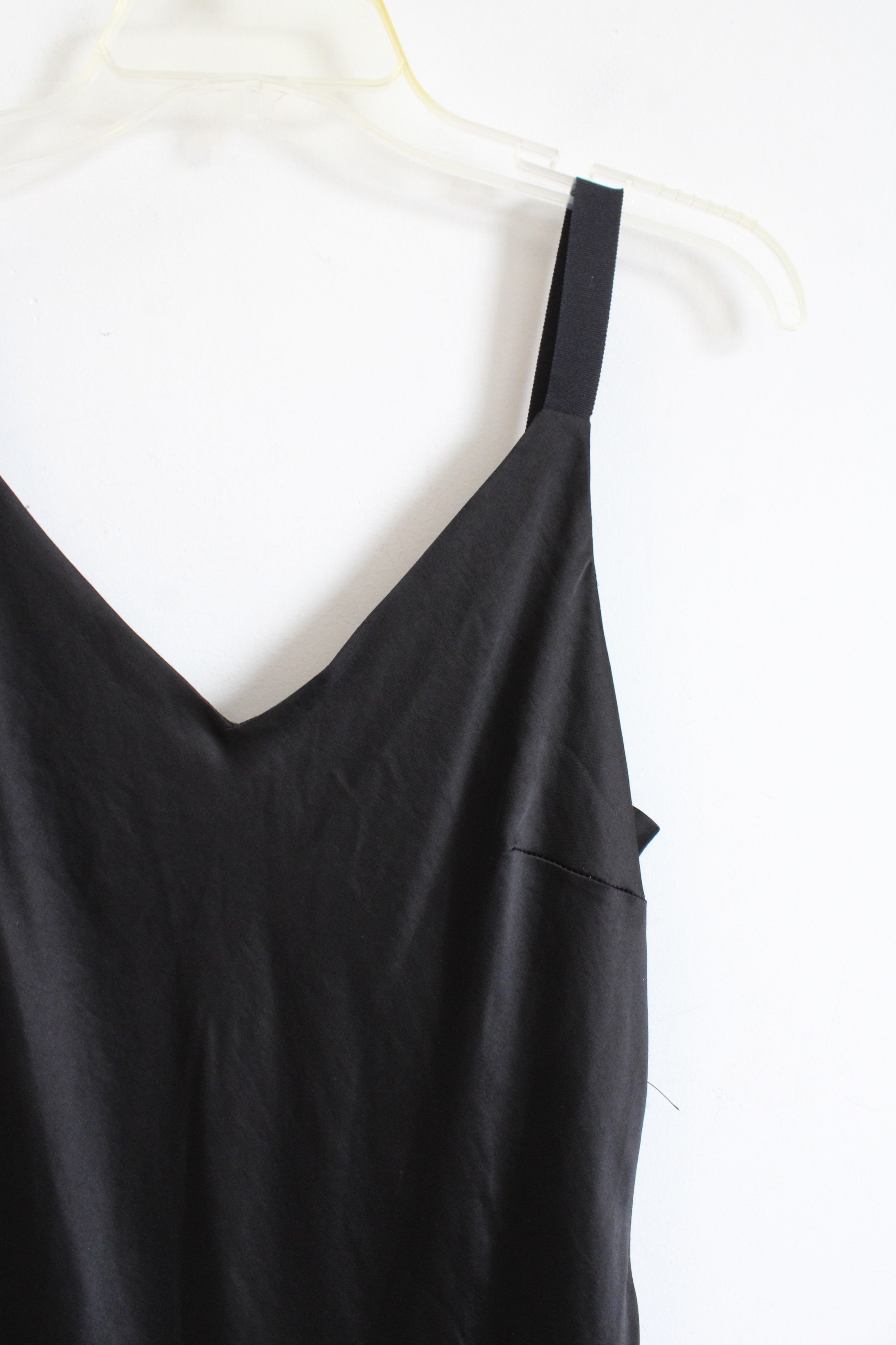 Express Black Satin Maxi Dress | M