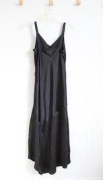 Express Black Satin Maxi Dress | M