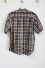 OutdoorLife Brown Plaid Button Down Shirt | L