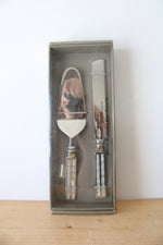 Pier 1 Imports Silver Dessert Serving Set