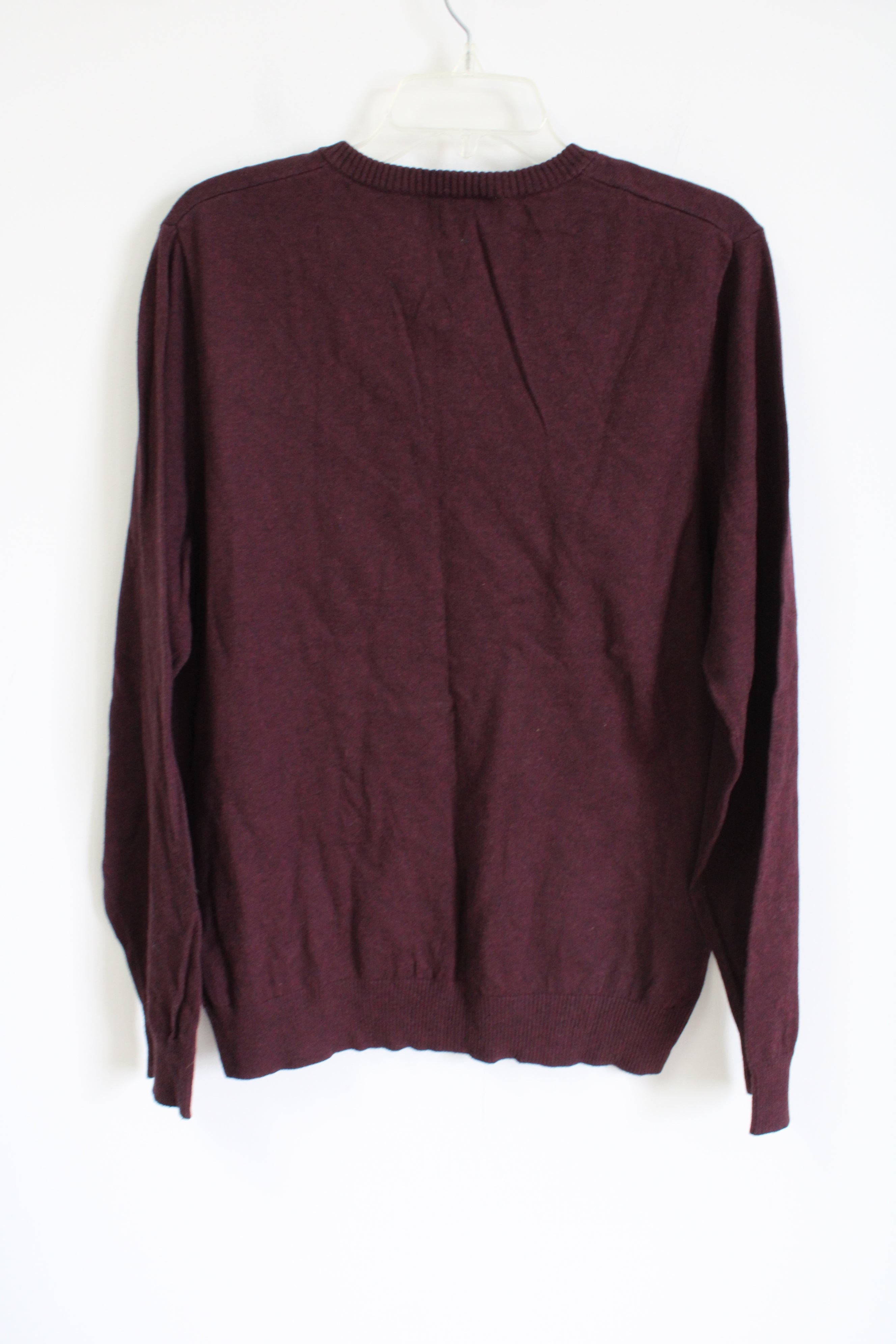 Sonoma Burgundy Knit Sweater | M