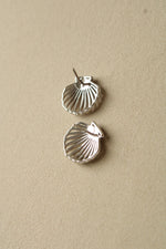Sterling Silver Seashell Stud Earrings