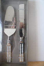 Pier 1 Imports Silver Dessert Serving Set