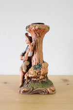 Arcadia Boy Playing Instrument Candle Holder