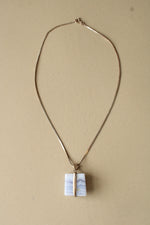Blue Lace Agate Sterling Silver Necklace