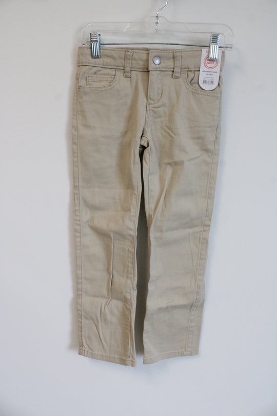 NEW Wonder Nation Straight Fit Tan Jean | 6