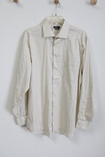 Van Husen Regular Fit Cream Flex Shirt | 16 34/35