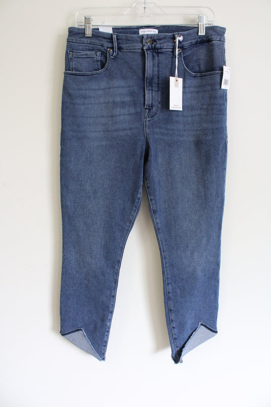 NEW Good American Good Waist Crop Jeans | 14/32