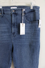 NEW Good American Good Waist Crop Jeans | 14/32