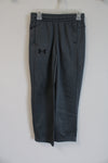 Under Armour Loose Fit Fleece Lined Gray Jogger Pants | Youth S (8)