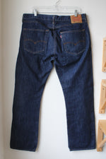 Levi's 501 Dark Wash Jeans | 36X32