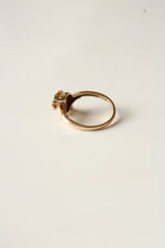 Orange Citrine 10K Yellow Gold Ring | Size 7.5