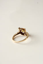 Orange Citrine 10K Yellow Gold Ring | Size 7.5