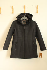 NEW Weatherproof Black Quilted Zipper Jacket | L