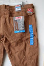 NEW Coleman Fleece Lined Brown Outdoor Pants | 38X32