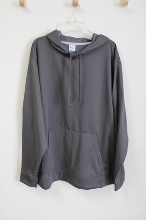 Port And Company Performance Gray Fleece Lined Hoodie | 3XL