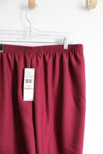 Alfred Dunner Red Trouser Pants | 12