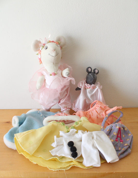 American Girl Angelina Ballerina & Mouse Plush Toys & Clothes Collection