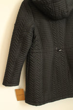 NEW Weatherproof Black Quilted Zipper Jacket | L
