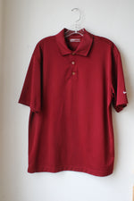 Nike Golf Maroon Red Polo Shirt | L
