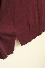 NEW Amazon Essentials Long Burgundy Open Cardigan | XL