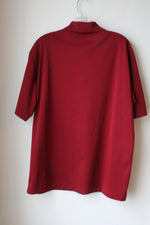 Nike Golf Maroon Red Polo Shirt | L