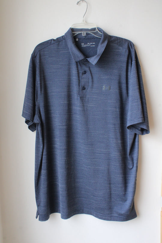 Under Armour Loose Fit Blue Polo Shirt | 2XL