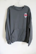 Ultra Club Cool and Dry Wilson Basketball Gray Sweatshirt | XL