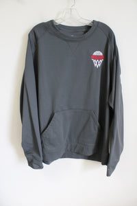 Ultra Club Cool and Dry Wilson Basketball Gray Sweatshirt | XL