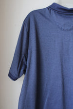 Tommy Bahama Blue Striped Polo Shirt | XXL