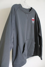 Ultra Club Cool and Dry Wilson Basketball Gray Sweatshirt | XL