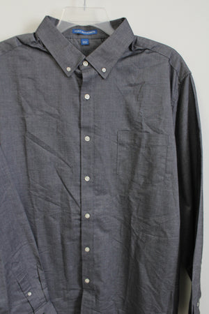 Port Authority Gray Button Down Shirt | 2XLT