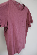 J.Crew Garment Dyed Dusty Pink Pocket Tee | M