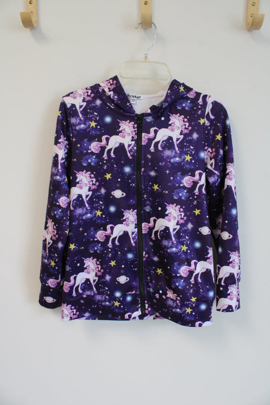 JXStar Purple Unicorn Jacket | Size 8/9
