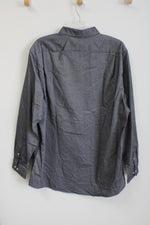 Port Authority Gray Button Down Shirt | 2XLT