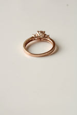 10K Rose Gold Pink Stone Ring | Size 6