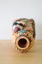 Arcadia Girl Playing Harp Candle Holder
