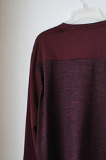 Greg Norman Maroon Long Sleeved Shirt | XL