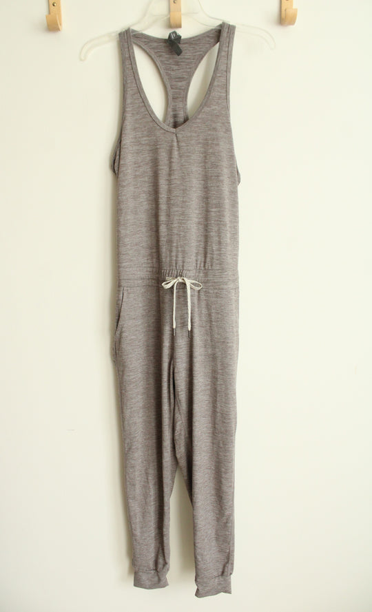 Vuori Lux Gray Heather Racerback Jumpsuit | XS